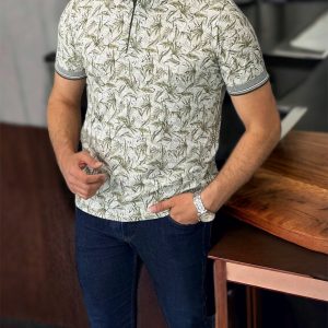 پولوشرت مردانه فولیج هاوایی سبز